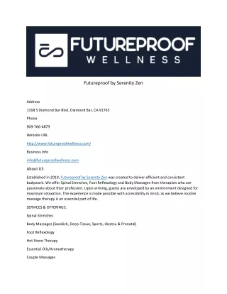 futureproof by serenity zen