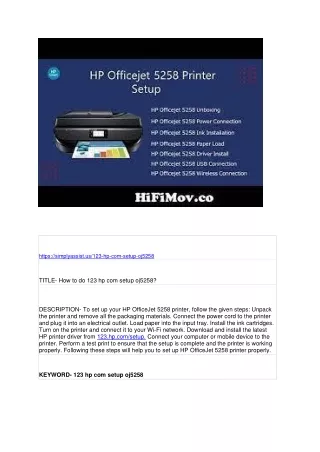 https simplyassist us 123 hp com setup oj5258