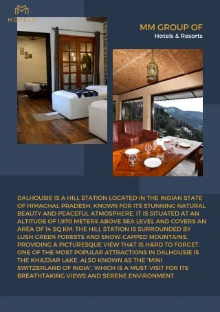 Relax and Rejuvenate in Our Resort in Dalhousie