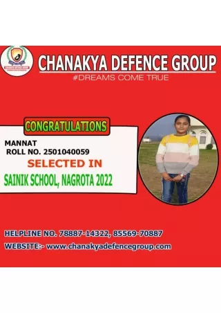 Sainik School Coaching With Schooling in Punjab