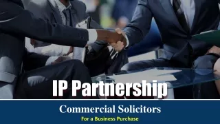 IP Partnership_ Commercial Solicitors For Business Purchase
