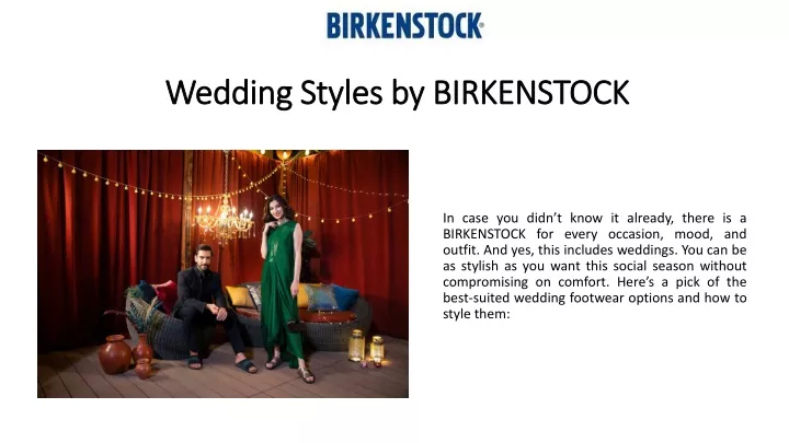 wedding styles by birkenstock