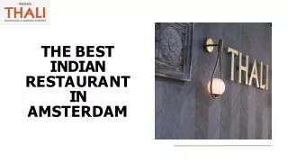 Indian Thali Restaurant in Amsterdam