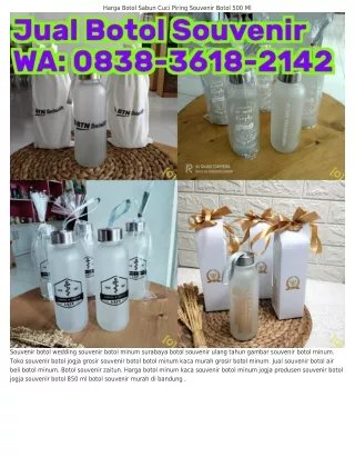 Ô8౩8~౩618~ᒿ1Ꮞᒿ (WA) Gift Botol Kaca Souvenir Botol Minum Kaca