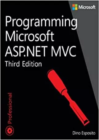 DOWNLOAD Programming Microsoft ASP NET MVC