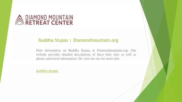 buddha stupas diamondmountain org