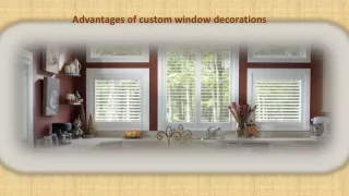 Advantages of custom window decorations