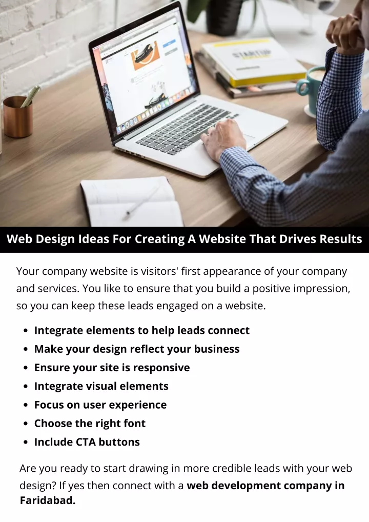 web design ideas for creating a website that