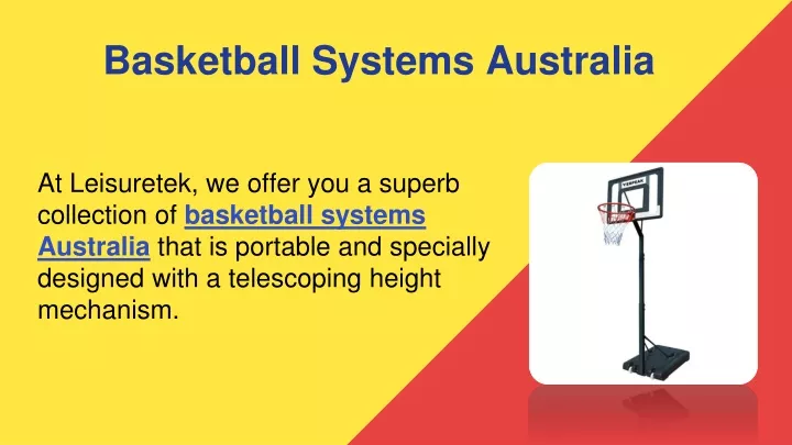 basketball systems australia