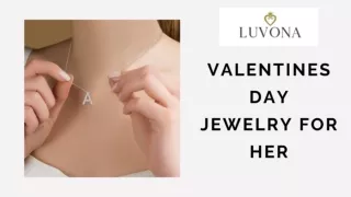 VALENTINES DAY JEWELRY FOR HER
