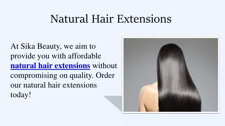 natural hair extensions