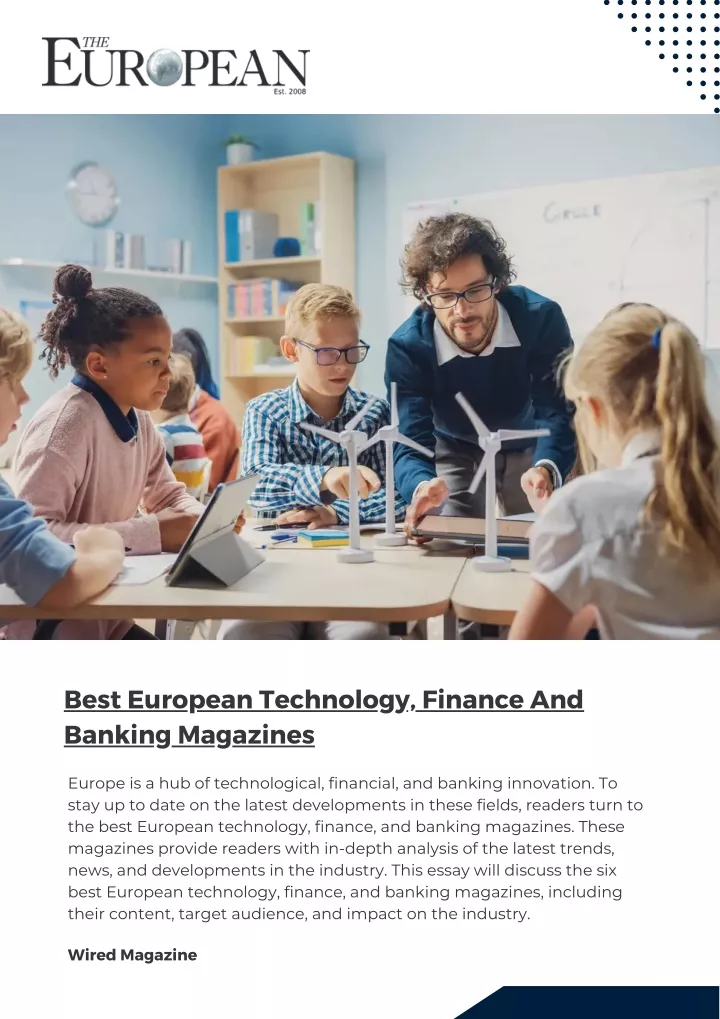 best european technology finance and banking