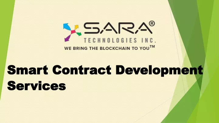 smart contract development services