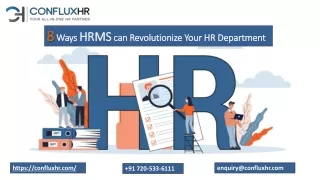 8 Ways Human Resource Management System can Revolutionize Your HR Department