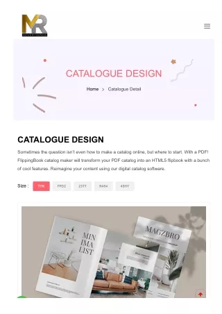 Catalogue Design in Noida