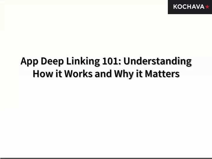 app deep linking 101 understanding how it works