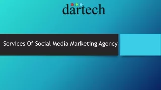 Services Of Social Media Marketing Agency