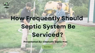 How Frequently Should Septic System Be Serviced?