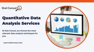 quantitative data analysis services