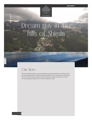 5 Star Resorts In Shimla | Larisa Resort