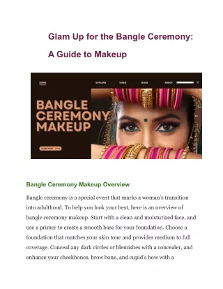 bangle ceremony blog submission