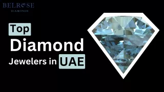 Top Diamond Jewelers in UAE