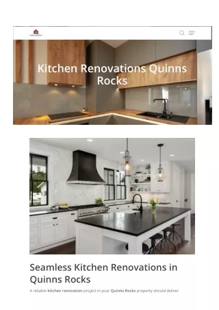 Kitchen Renovations Quinns Rocks