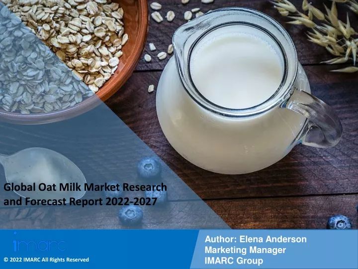 global oat milk market research and forecast