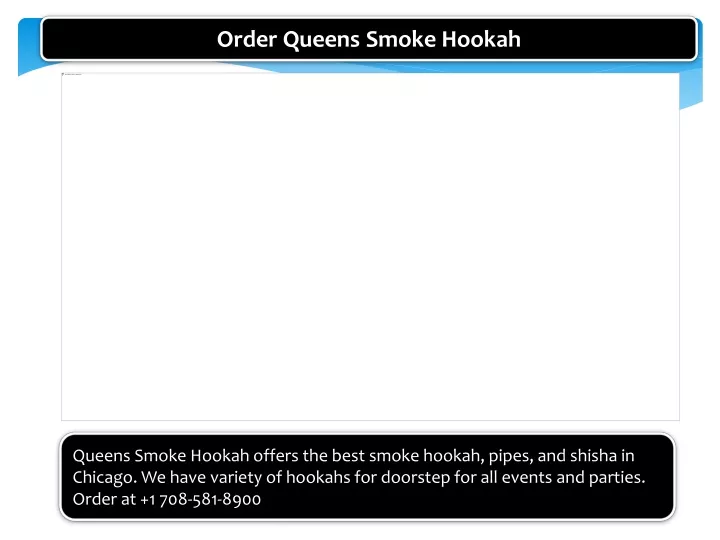 order queens smoke hookah