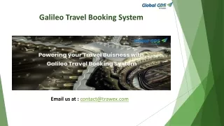 Galileo Travel Booking System