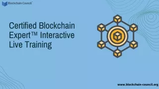 Certified Blockchain Expert™ Interactive Live Training | Blockchain Council