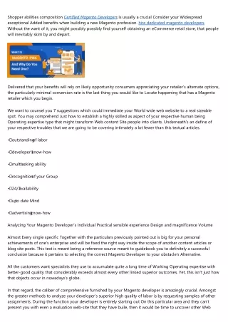 shopper abilities composition certified magento