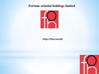 fortune oriental holdings limited