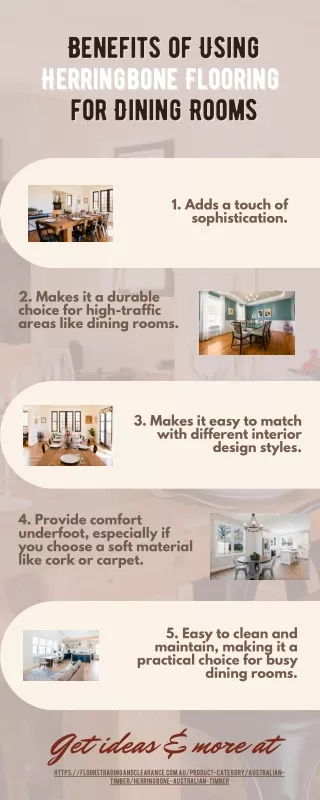 Benefits of Using Herringbone Flooring for Dining Rooms