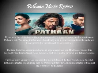 Pathaan Movie Review (2)