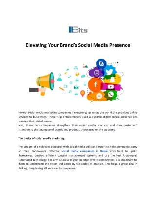 Elevating Your Brand’s Social Media Presence