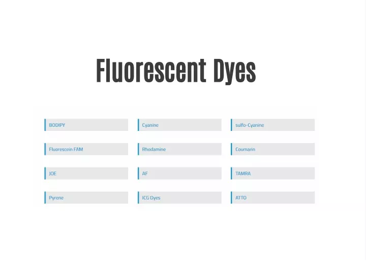 fluorescent dyes