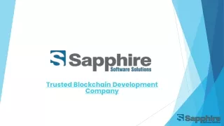 trusted blockchain development company