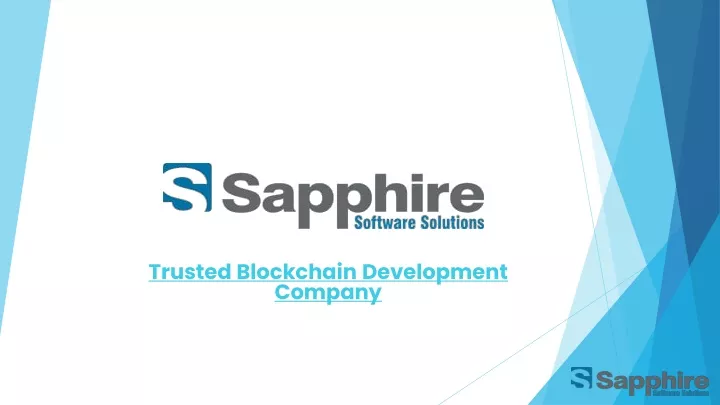 trusted blockchain development company