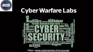 Cyber Security Course | Cyber Warfare Labs
