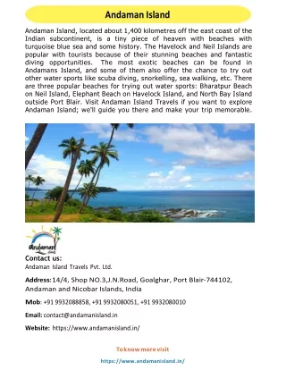 andaman island