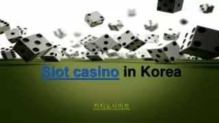Slot casino in Korea