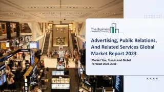 advertising public relations and related services