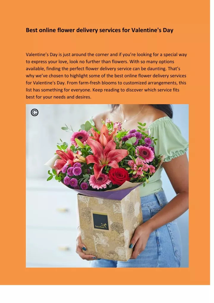 best online flower delivery services