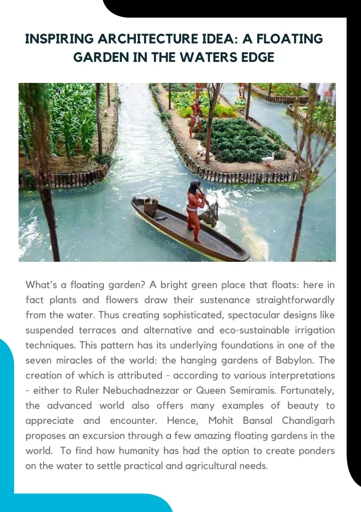 inspiring architecture idea a floating garden