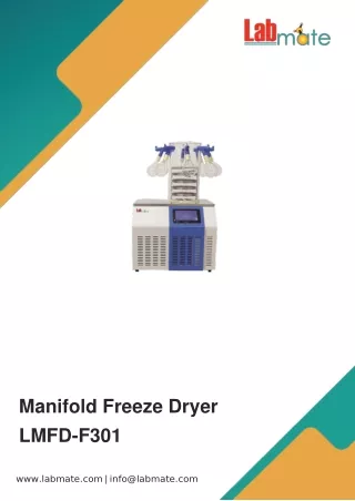 Manifold-Freeze-Dryer
