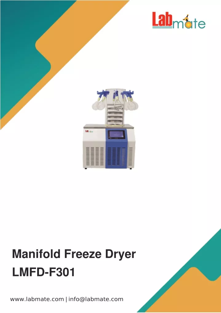 manifold freeze dryer lmfd f301