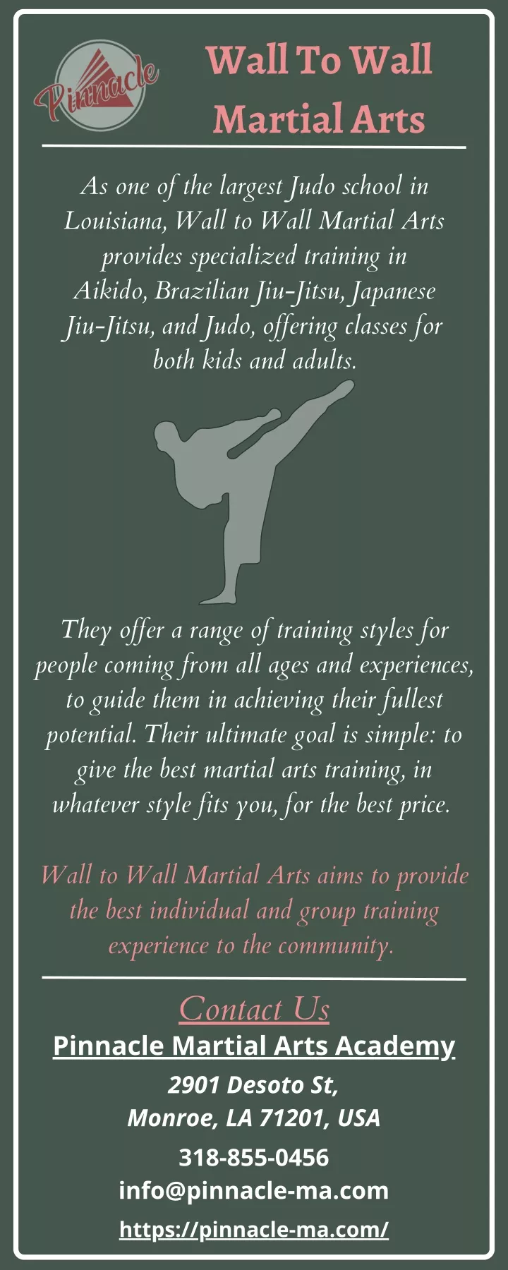 wall to wall martial arts