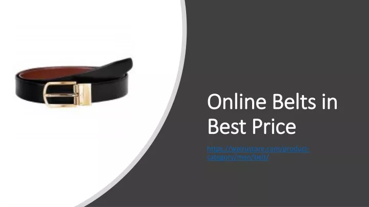 online belts in best price