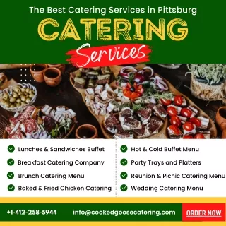 The Best Catering Services in Pittsburg - Cooked Goose Catering